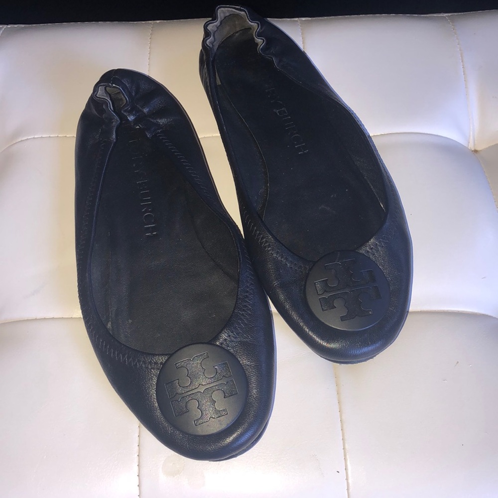 Tory Burch Black 8.5 Women’s Slip On Ballet Flats
